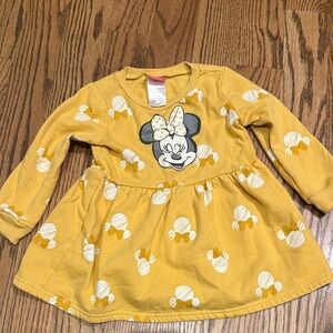 Disney Yellow Minnie Mouse Kids Blouse